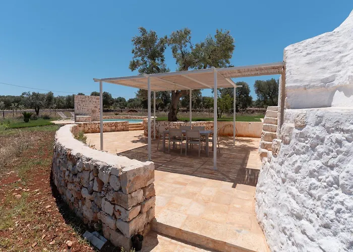 Trullo White Dream Con Piscina