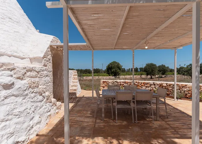 Trullo White Dream Con Piscina