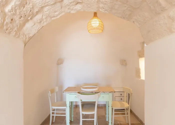 别墅 Trullo White Dream Con Piscina