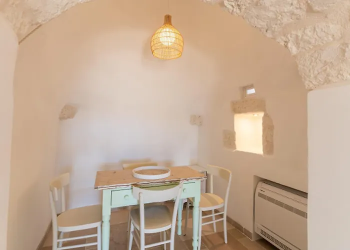 Trullo White Dream Con Piscina 别墅