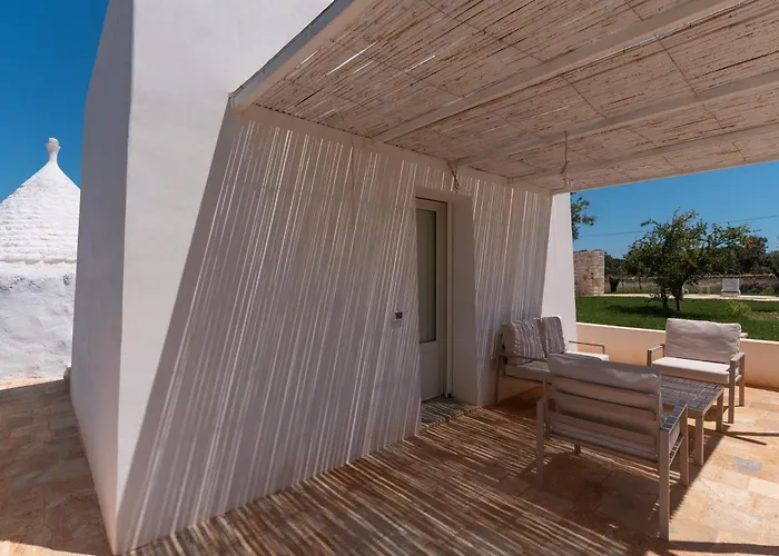 别墅 Trullo White Dream Con Piscina